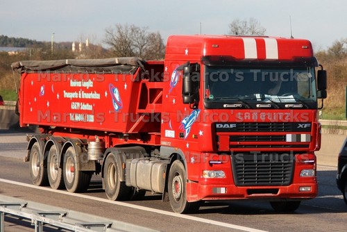 Lkw foto daf - daf, kippanhänger